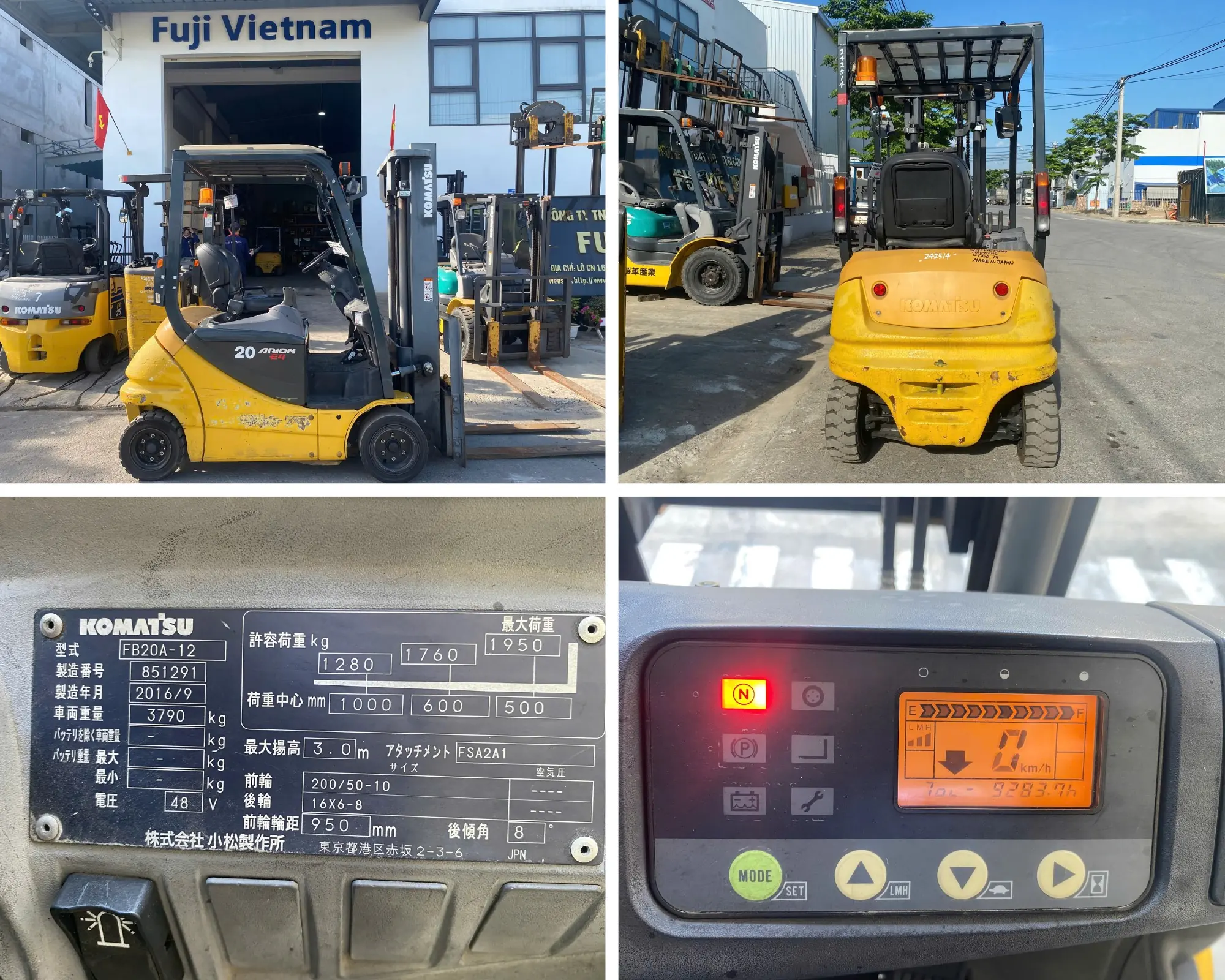 H&igrave;nh ảnh xe n&acirc;ng 2 tấn