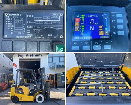 Xe n&acirc;ng komatsu